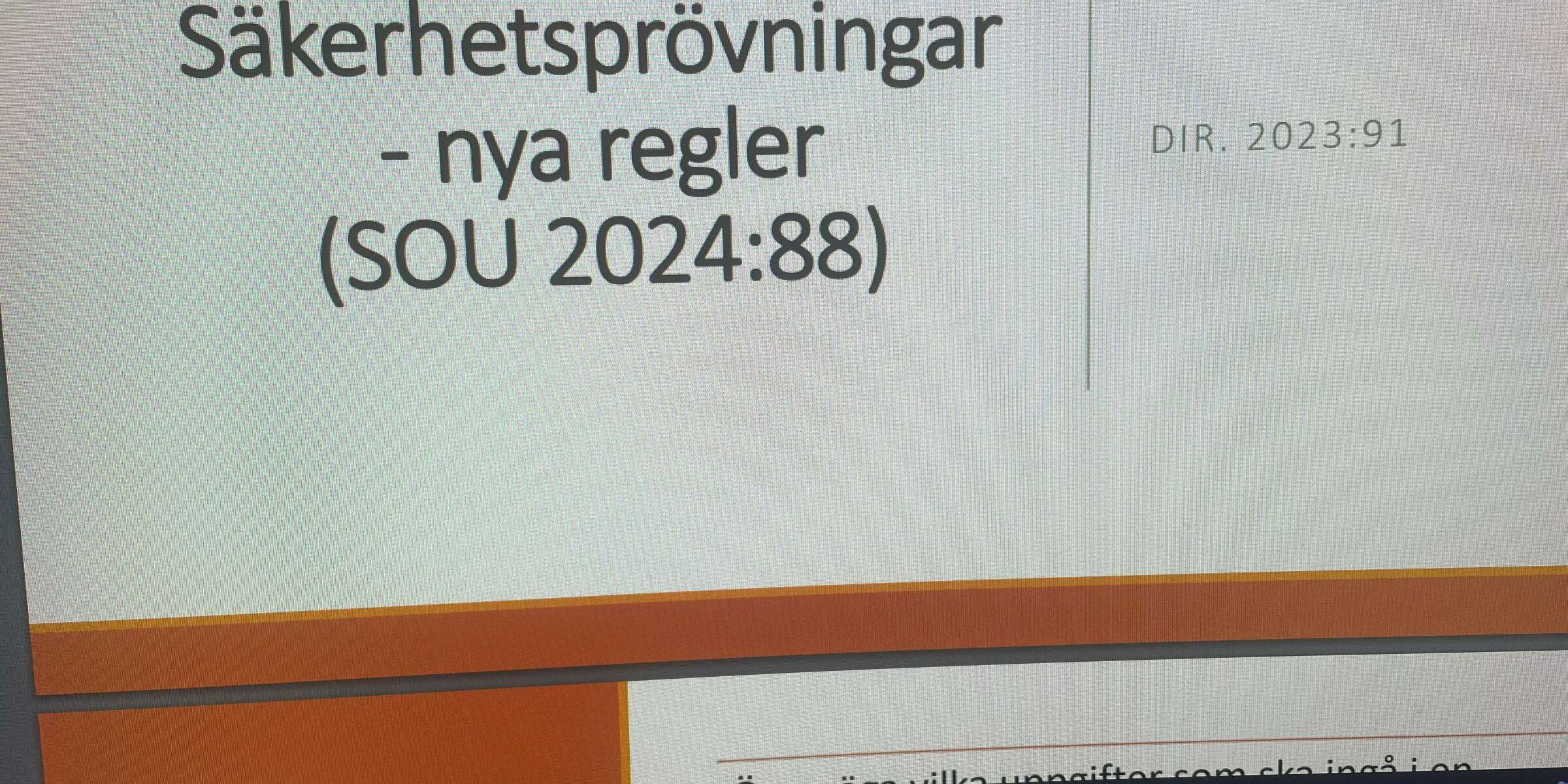 Sakerhetsprovningar